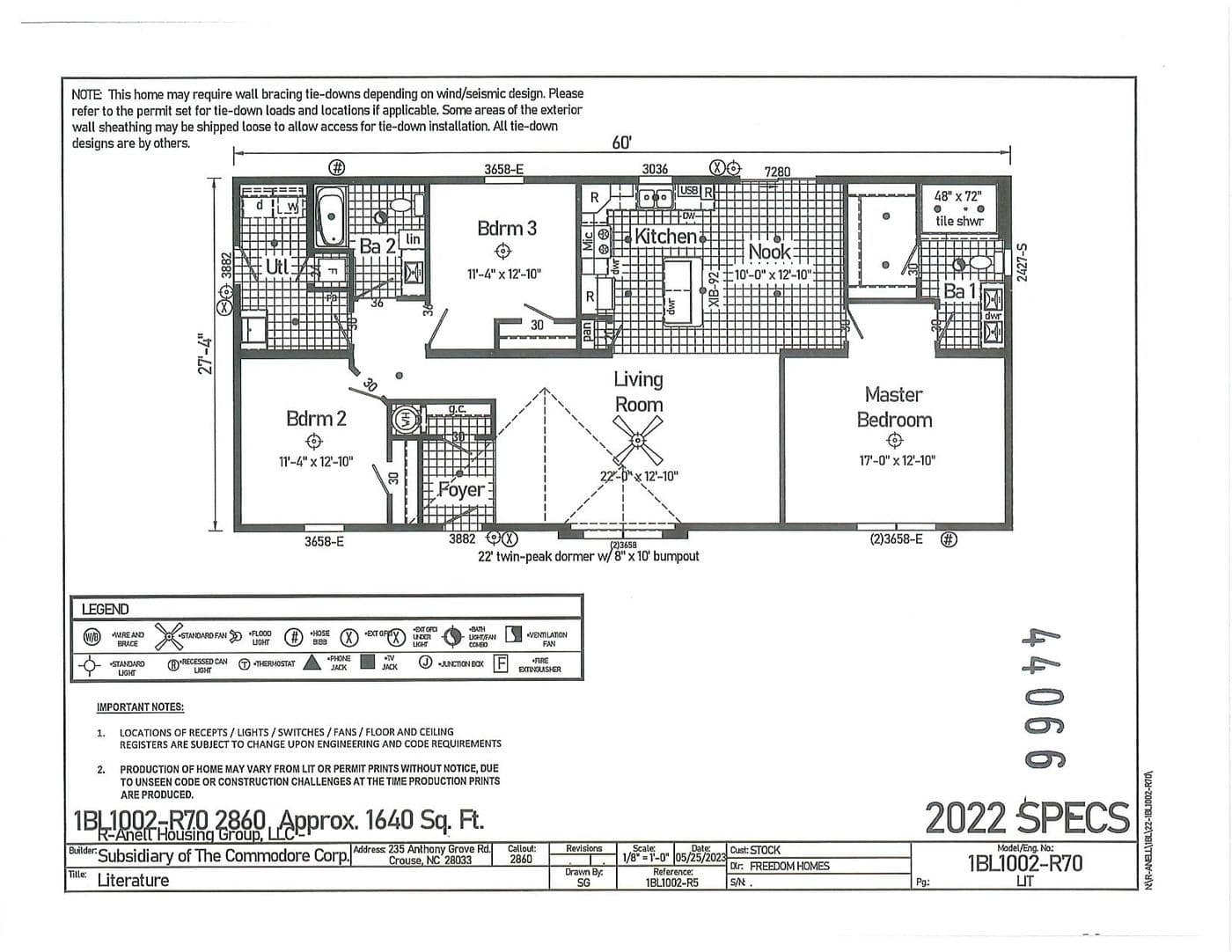 Floor plan for 6028 Bridges Street Catawba NC