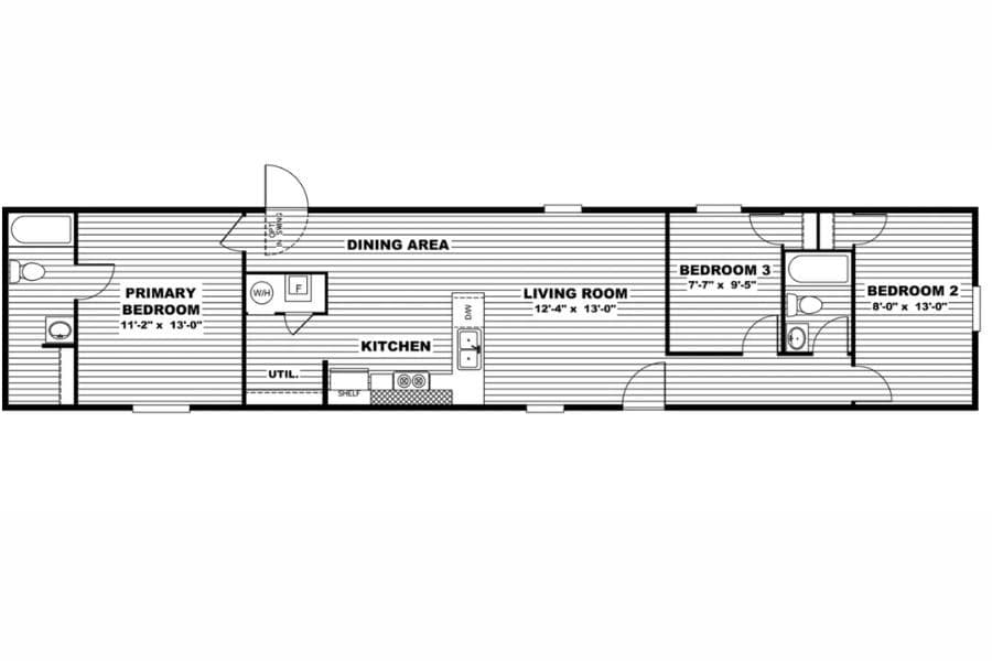 Floor plan for Own Your Home in Aurora!