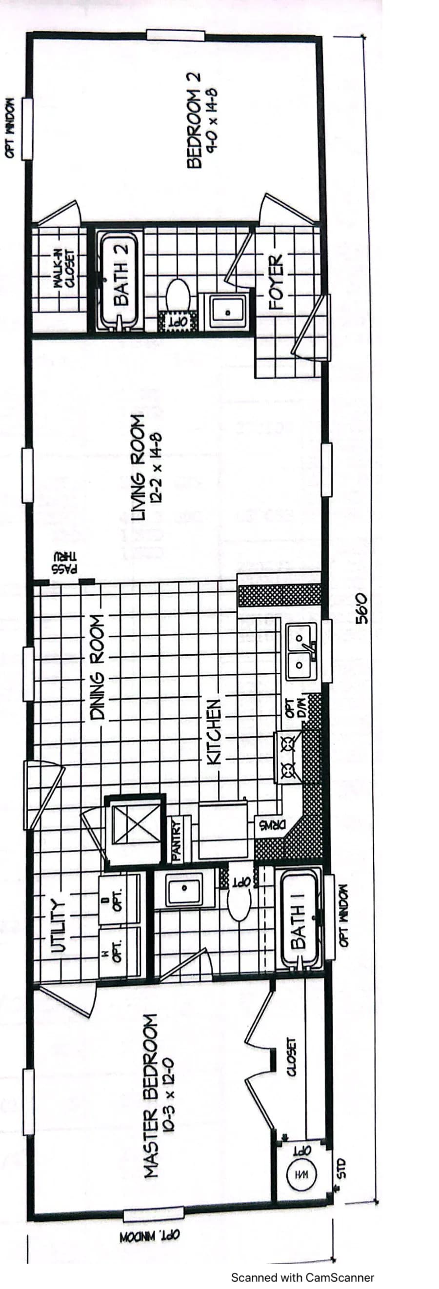 Floor plan for Small house living